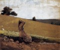 La colline verte aka Sur la colline réalisme peintre Winslow Homer